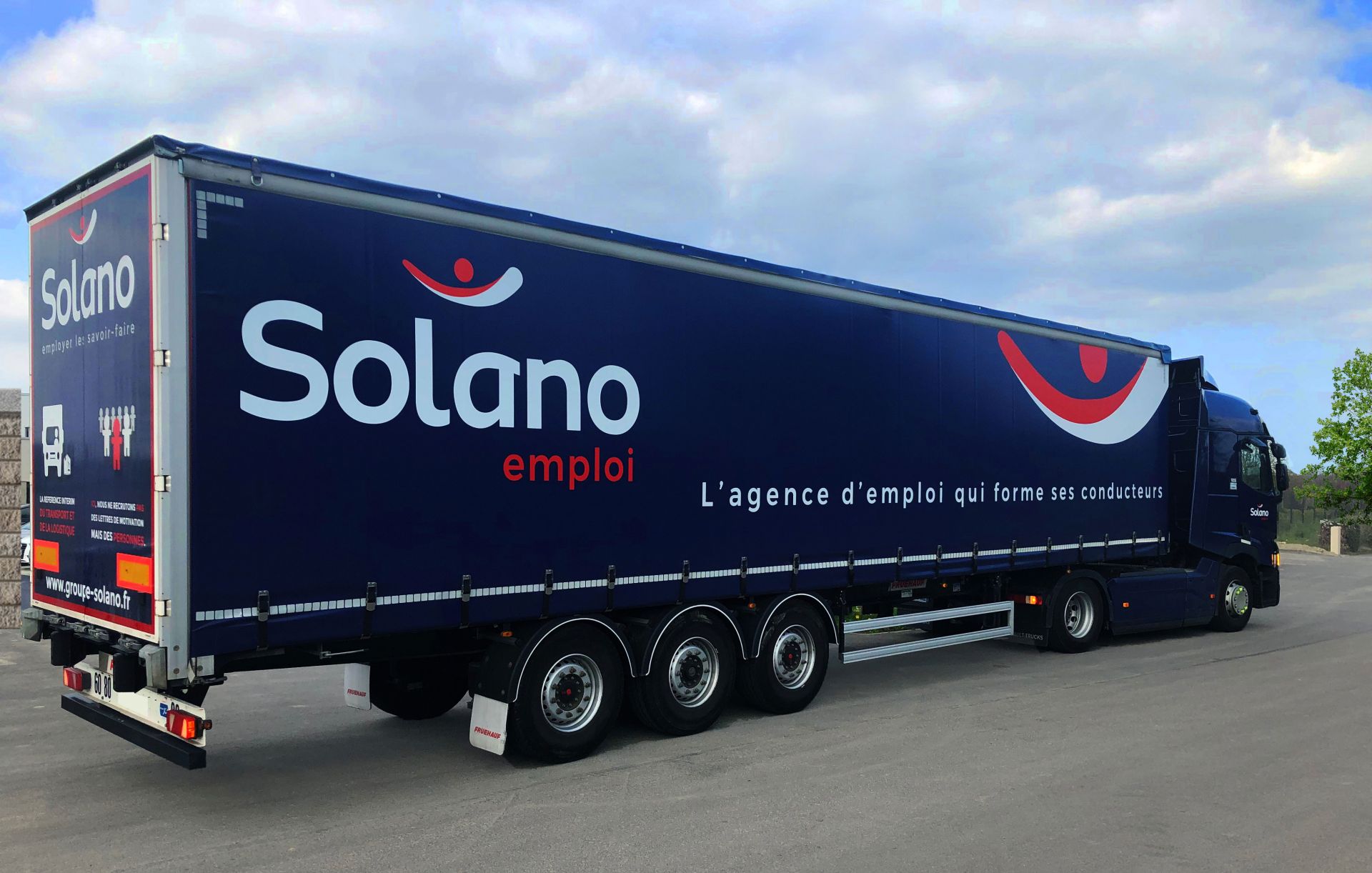 camion, formation, solano